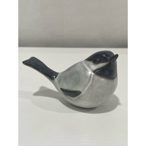 Andersen Design Studio Pottery, Maine, AD signed, Vintage Chickadee Bird - Picture 1 of 9